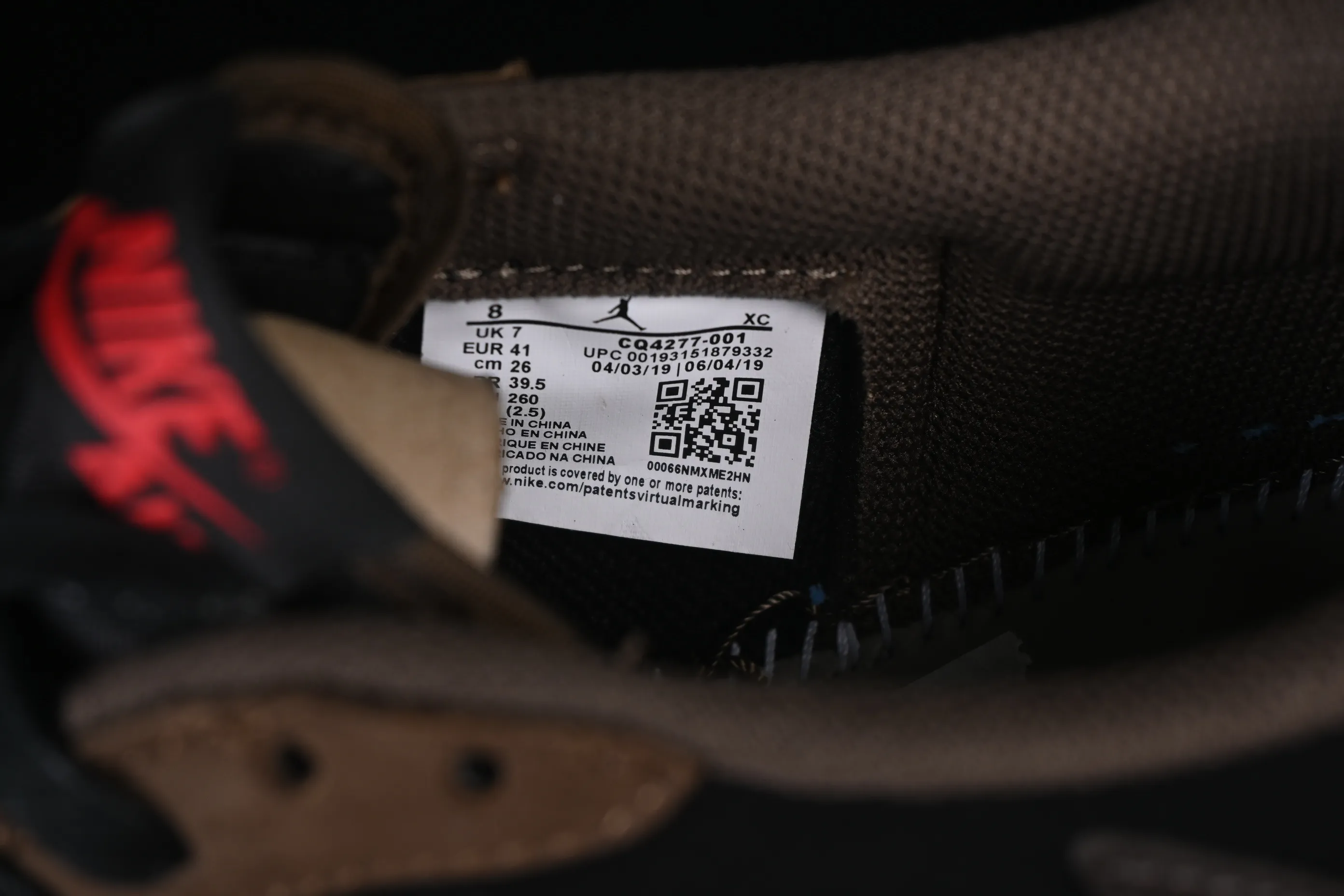 All Categories Air Jordan Jordan Series Basketball Shoes Air Jordan 1 Low Travis Scott x Air Jordan 1 Low OG AJ1 Joe 1 Joint Overhead CQ4277-001